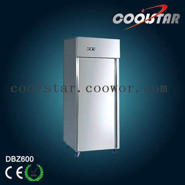 stainless steel commerical upright kitchen refrigerator