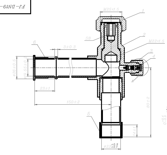 ZHONGBAO FJ-DN19 service valve for air-conditioner and refrigeration system