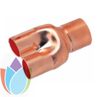 Air conditioner Y tee copper fitting