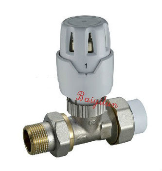20mm straight thermostatic valve with ppr connection