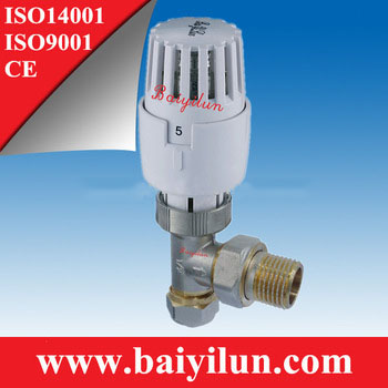 aluminum pipe joints thermostatic radiator valve(flow control &saving energy)
