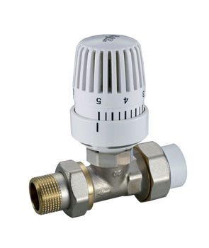 ppr/pb manual straight temperature control valve