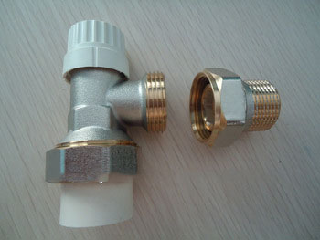 Manual thermostatic control valve(Nickle&chrome)