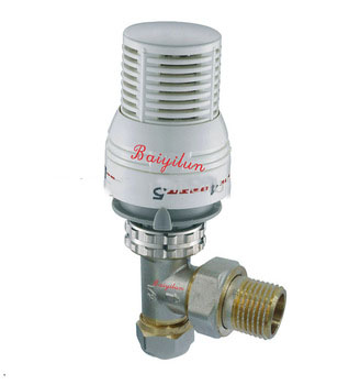 1/2 aluminium pipe joint radiator valve