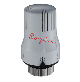 automatic radiator thermostat head with liquid sensor