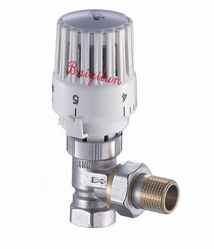 15mm x 1/2” trv angle chrome thermostatic radiator valve