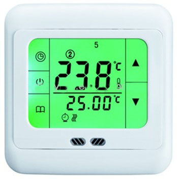 underfloor heating touch screen thermostat