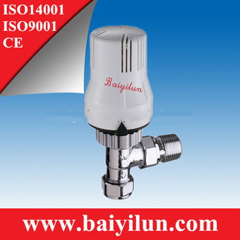 15mm bi-directional brass radiator valve
