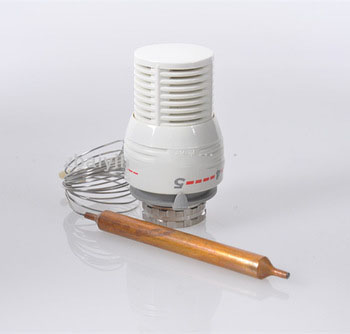 house heating system thermostatic valve head