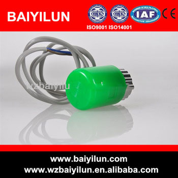 floor heating wax element electric actuator