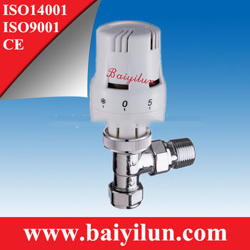 corner brass radiator control valve parts