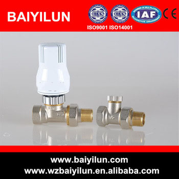 DN15 DN20 brass radiator valve chrome