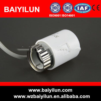 electric thermal actuator with wax core