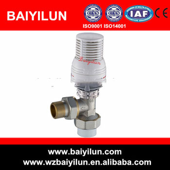 liquid element thermostatic valve head with ppr radiator valve