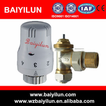 15mm brass temperature control valve for aluminium radiators