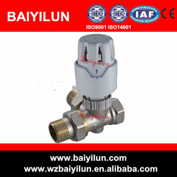 DN20 brass water pressure control valves for heating radiator