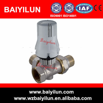 DN20 brass 3 way solenoid valve for radiator