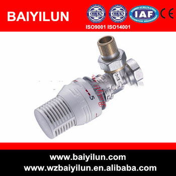 15mm angled temperature controller thermostatic valve