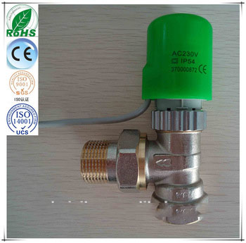 Baiyilun thermal actuator valve, 20mm thermal actuator valve with nickle plated