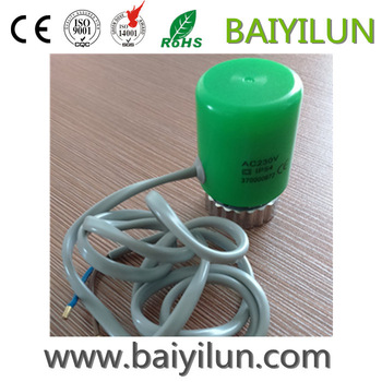 24v 220V M30*1.5 valve actuator ,CE standard wax electric actuator