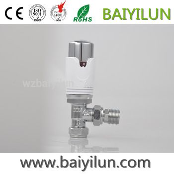 brass red cooper automatic hydraulic valves,floor radiator valve