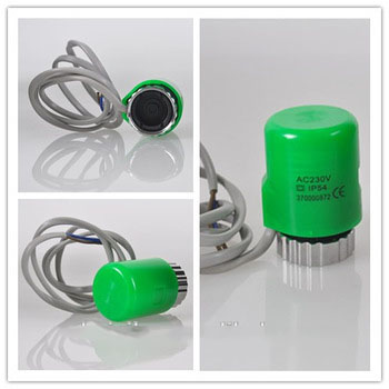 2 wires wax element smart controller electric actuator , NO/NC home heating system thermal actuator