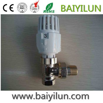 CE 1/2 hydraulic valves,home heating DN15 thermostatic radiator valves
