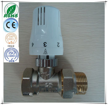 Saving energy central heating radiator valve with DN25 thread