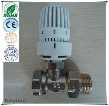 CE/EN215 standard building material thermal head with antifreeze water heater valve