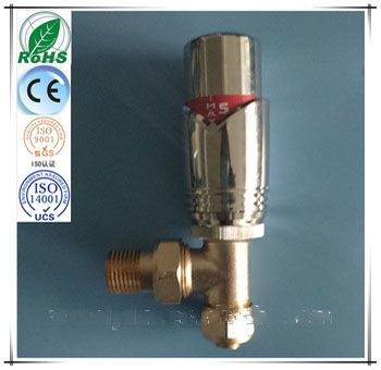 L-G type chrome thermal head with DN15 small water valve