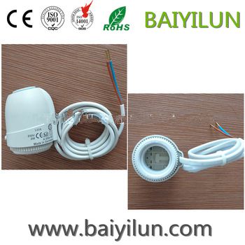 wax electric valve small actuator for floor heating actuator with CE standard