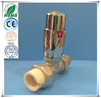 PPR water heater home heating system thermal valve packed with new type thermal head