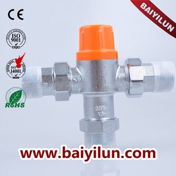 BYL unfloor heating thermostatic trv mixing valve,water controlled valves