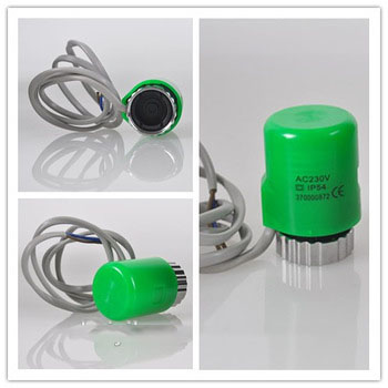 Floor heating system 2 wires thermal actuator