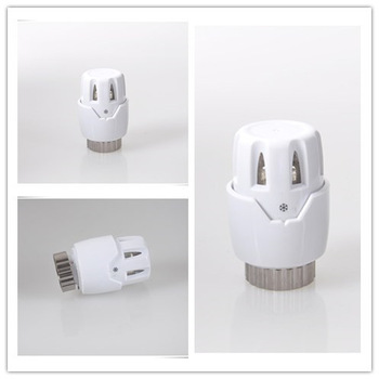 Underfloor heating system water element TRV head with sensor