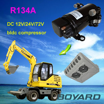 electric 12v compresor for bus air conditioner parking heater mini air conditioner for car