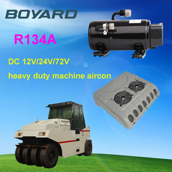 commercial solar airconditioning kits R134A 24v/48v inverter+compressore for ar condicionado truck roof aircon