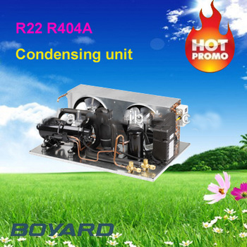 Low temperature commercial industrial refrigeration condenser unit