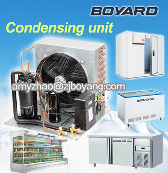 hermetic rotary refrigeration compressor refrigeration condensing unit for truck transportation freezing and frozen