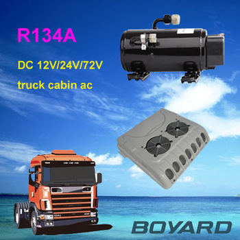 rv parts caravan R134A boyang mini compressor 12v/24v hb075z24 for solar power air conditioner air conditioner car aircon