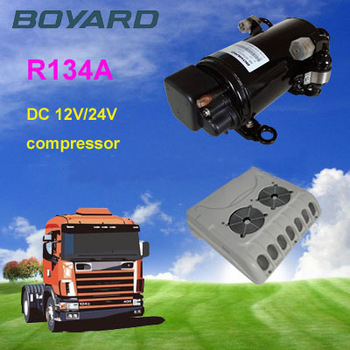 mini air conditioner for cars 12v with battery powered 12v dc rotary compressor