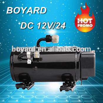air conditioning for truck cab electric-vehicle with boyard R134a dc rotary compressor