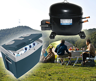dc 12v 24v mini refrigerator compressor for cool fridge AC & DC portable freezer fridge DC12V/24V camping fridge freezer
