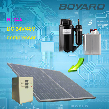 DC 48v solar power air conditioner portable air condition for car 12v/24v cab a/c of truck electric-vehicle