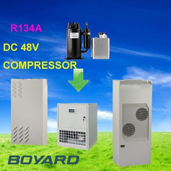 DC 48v solar power air conditioner for 12v/24v dc battery power carport solar portable car air conditioner China supplier