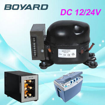 zhejiang boyard r134a solar dc 12v 24v mini refrigerator compressor qdzh25g for Solar <font color='red'>Battery</font>