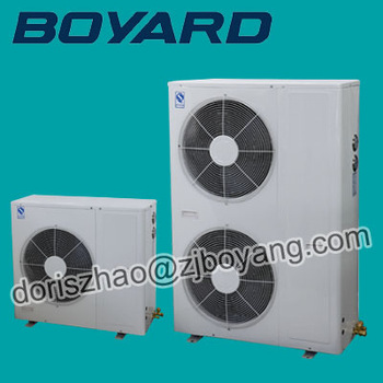 zhejiang boyard r22 r404a marine refrigeration unit outdoor condensing unit 4 hp 5 hp 6 hp for cold room water chiller