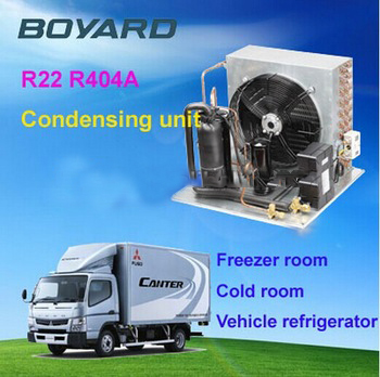 Refrigeration compressor unit Semi-Hermetic Compressor&Air-cooled condensing Unit Refrigeration Capacity R22 R404A