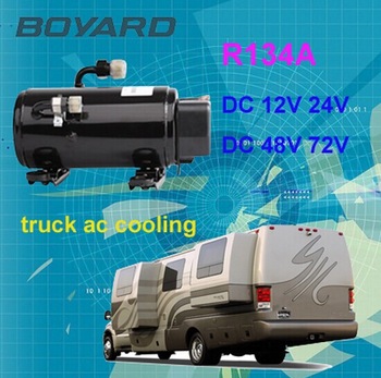 Boyard compressor 12v/24 HVAC unit of R134a DC 48v/72v/312v aircon for EV of electric vehicle air