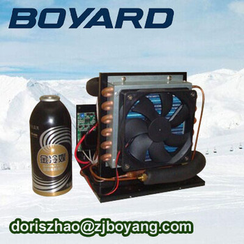 small refrigeration units 12v 24v with r134a mini freon compressor for refrigerated mailbox